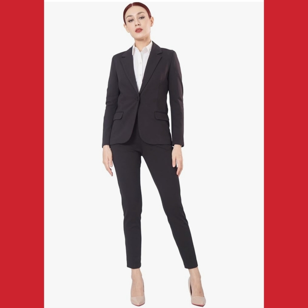 Beautiful Women's Posh Black Suit Set